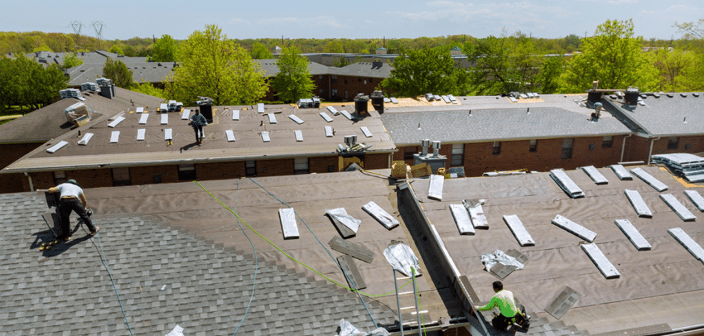 Roof replacement process in Dallas, TX